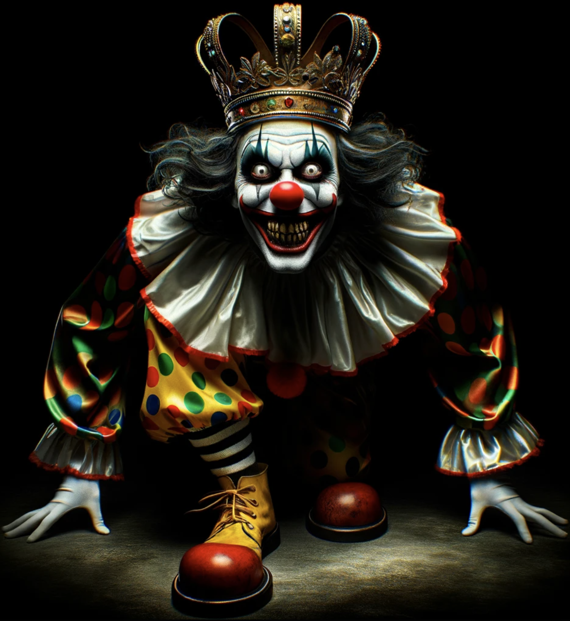 Shadow clown logo
