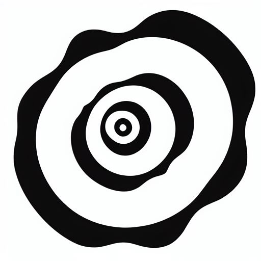 A spiral wormhole IllusionDiffusionPattern