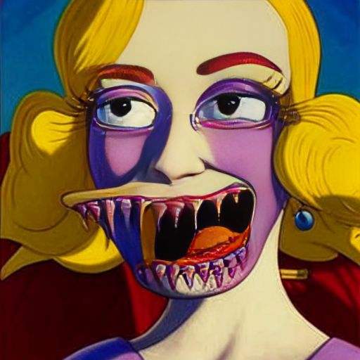 00489-2202810355-A beautiful hungry demon girl, John Philip Falter, Very detailed painting, Mark Ryden.jpg