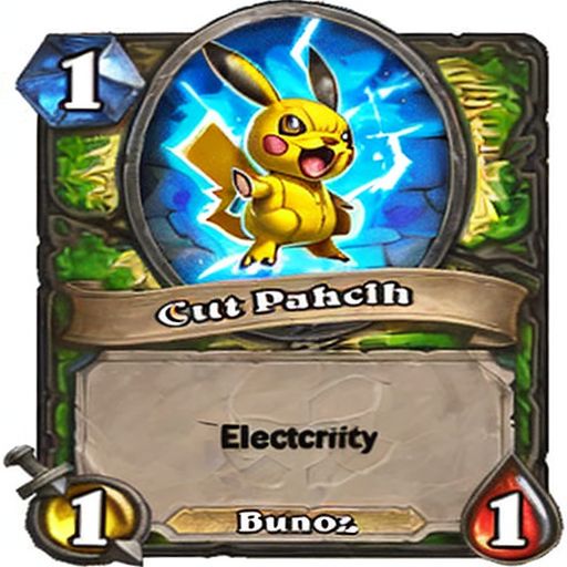 00035-1665319601-Cute Pikachu Pokemon Electricity buzzzz hearthstone card.jpg