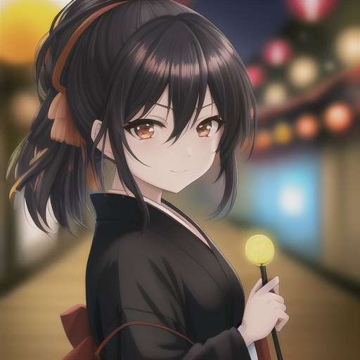 00050-3667740274-[[art by yaguru magiku]], A teenage girl wearing a black yukata, angry smile, in the style of Kyoto Animation in the 2010s, offi.png