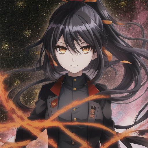 00142-2732902091-[[art by yaguru magiku]], A teenage girl wearing a black uniform, angry smile, in the style of Kyoto Animation in the 2010s, off.png