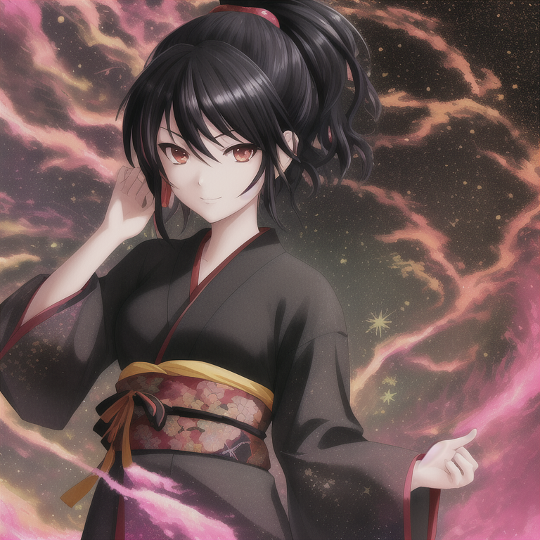 00071-69522378-art by yaguru magiku, A teenage girl wearing a black yukata, angry smile, in the style of Kyoto Animation in the 2010s, official.png
