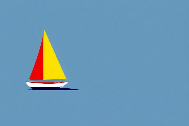 01843-1113070029-flat 2d illustration of an sail boat with a blue sky and white clouds in the background in MalikaFavre style.jpg