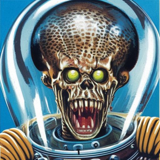 01554-2669113771-a portrait painting an alien in a clear space suit helmet  in the style marsattacks, highly detailed.jpg