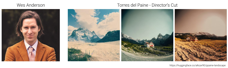 Torres del Paine Landscape Model - Wes Anderson's cut