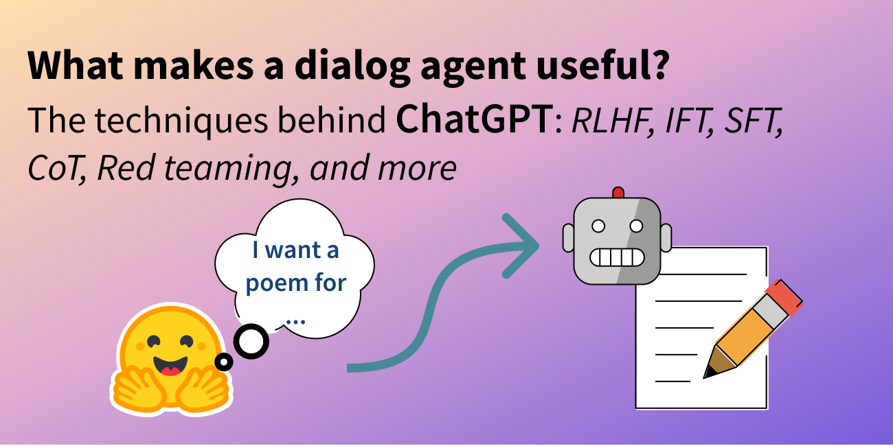 A few weeks ago, ChatGPT emerged and launched the public discourse into a set of obscure acronyms: RLHF, SFT, IFT, CoT, and more, all attributed to th