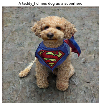 Teddy as a Superhero