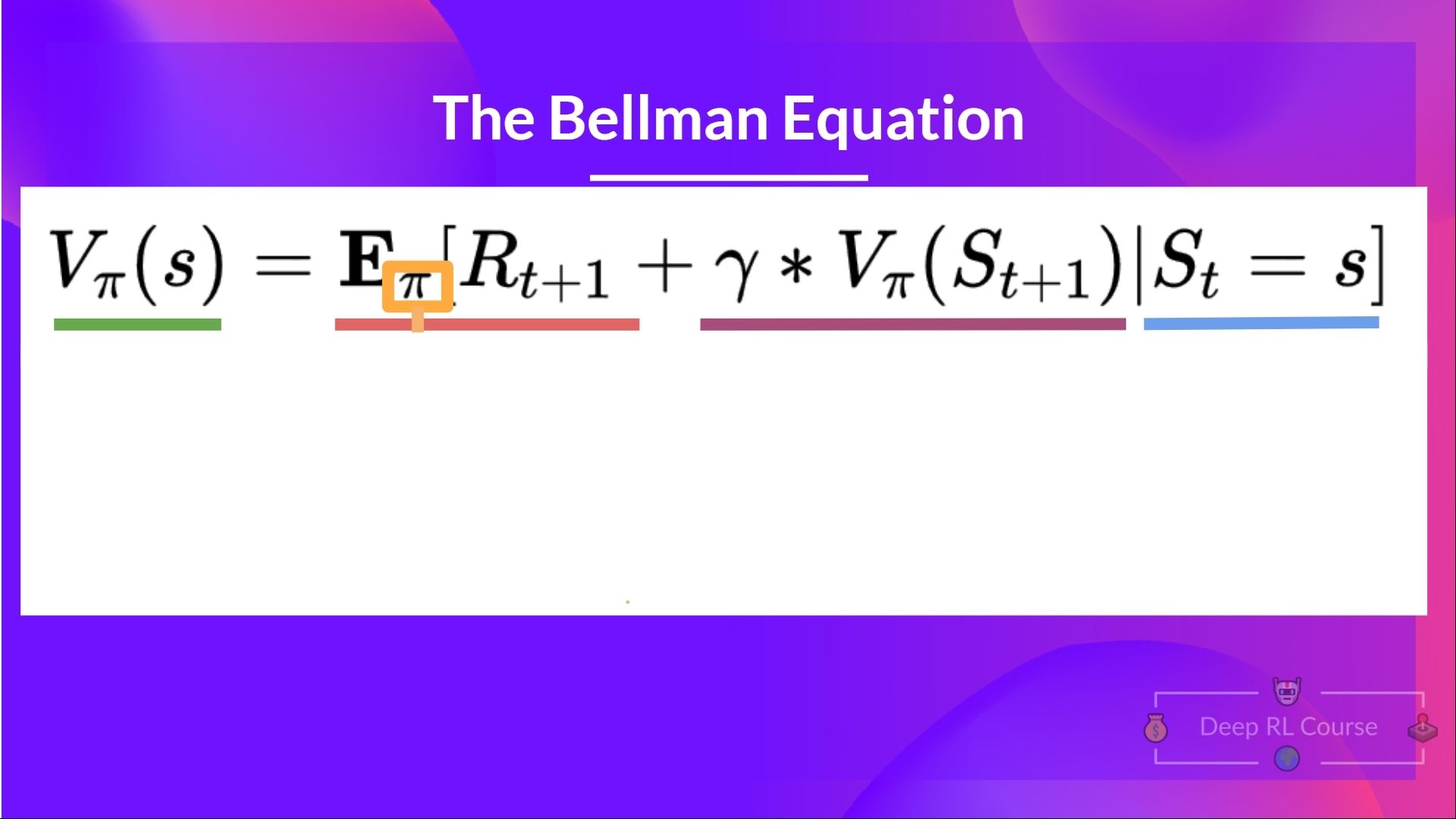 Bellman equation quiz