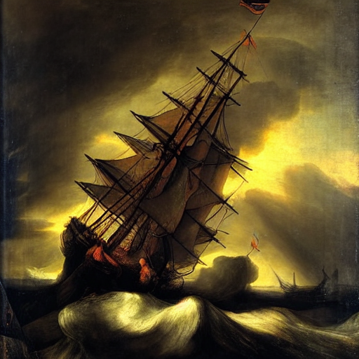 stable_diffusion_v1_5_sail_boat_rembrandt.png