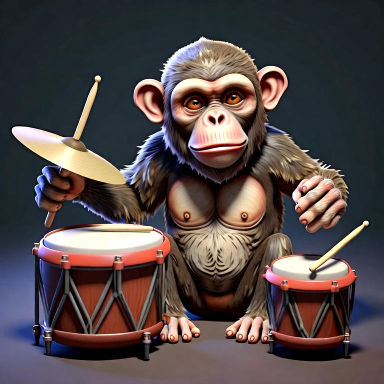 A see no evil monkey on a kick drum.jpg