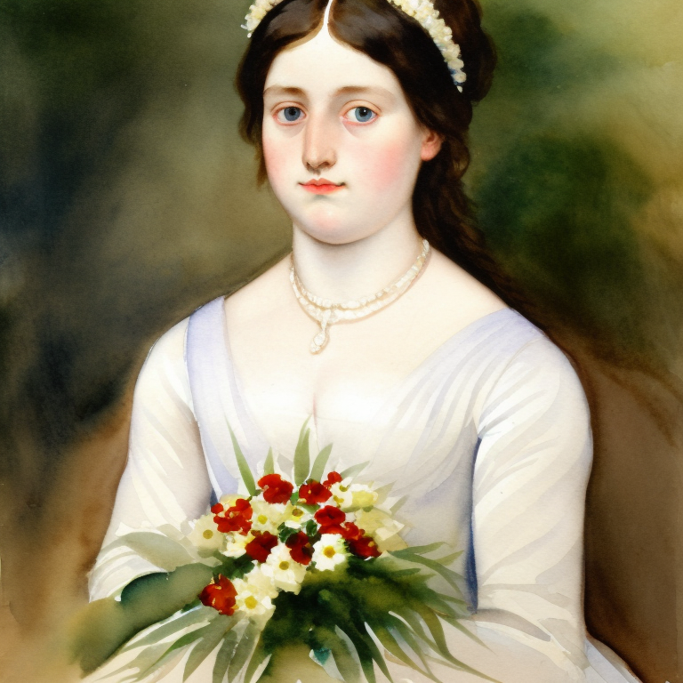 sample portrait of lady
