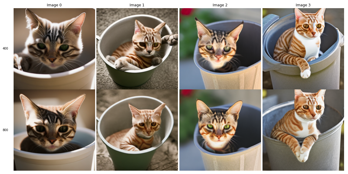 photot of test cat in a bucket