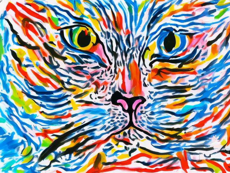Cat Face by Artur Netsvetaev Stable DIffusion model