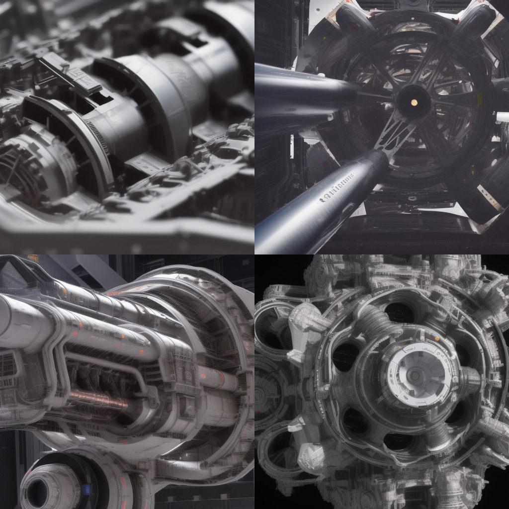 Engine of a F1 race car, close up, 8K,  in EpicSpaceMachine style