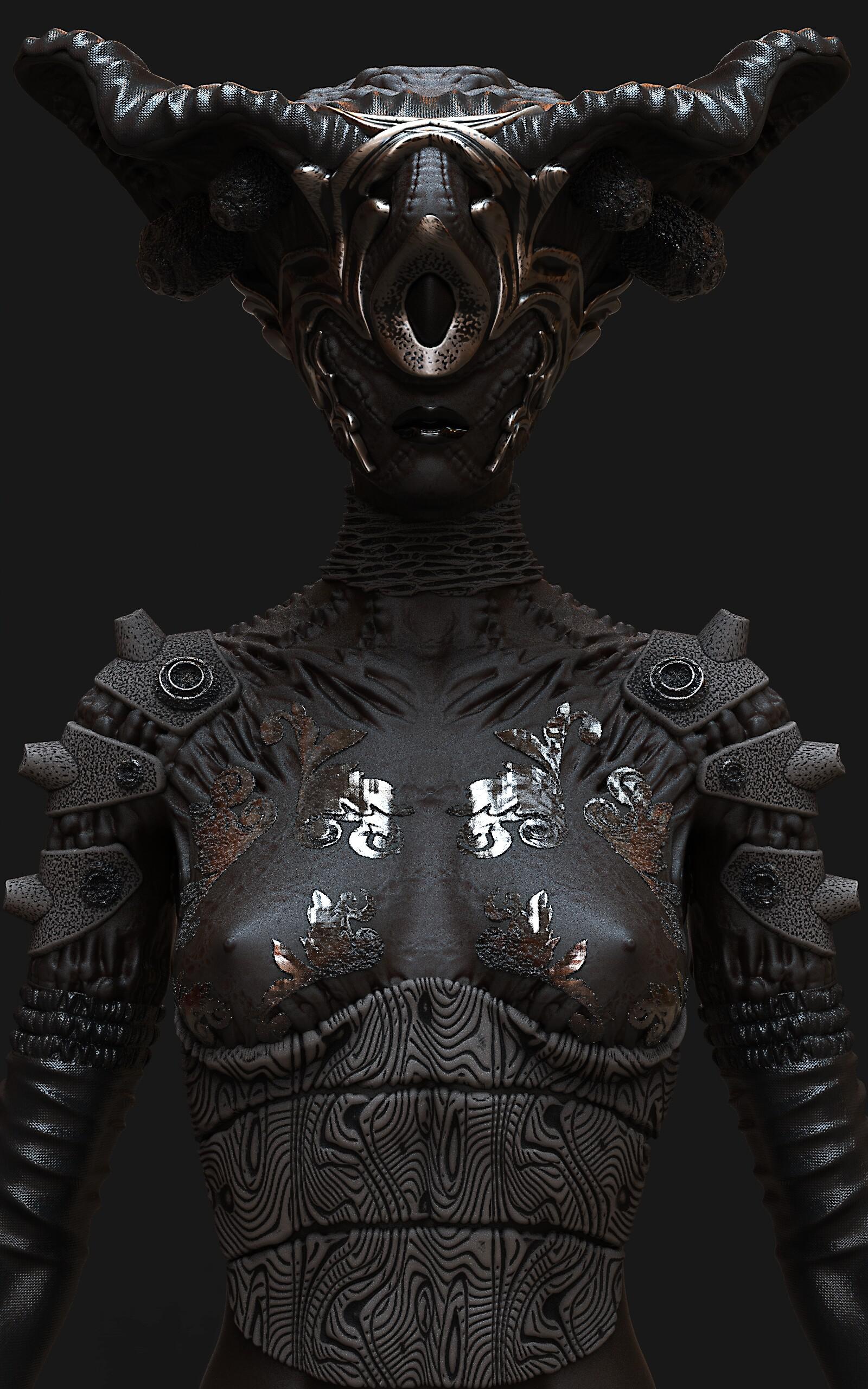 <A female cyborg> 3