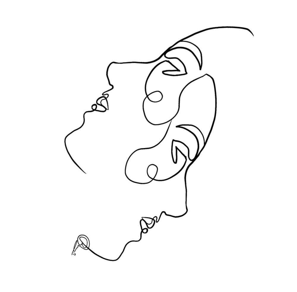 This awesome single line drawing : r/oddlysatisfying