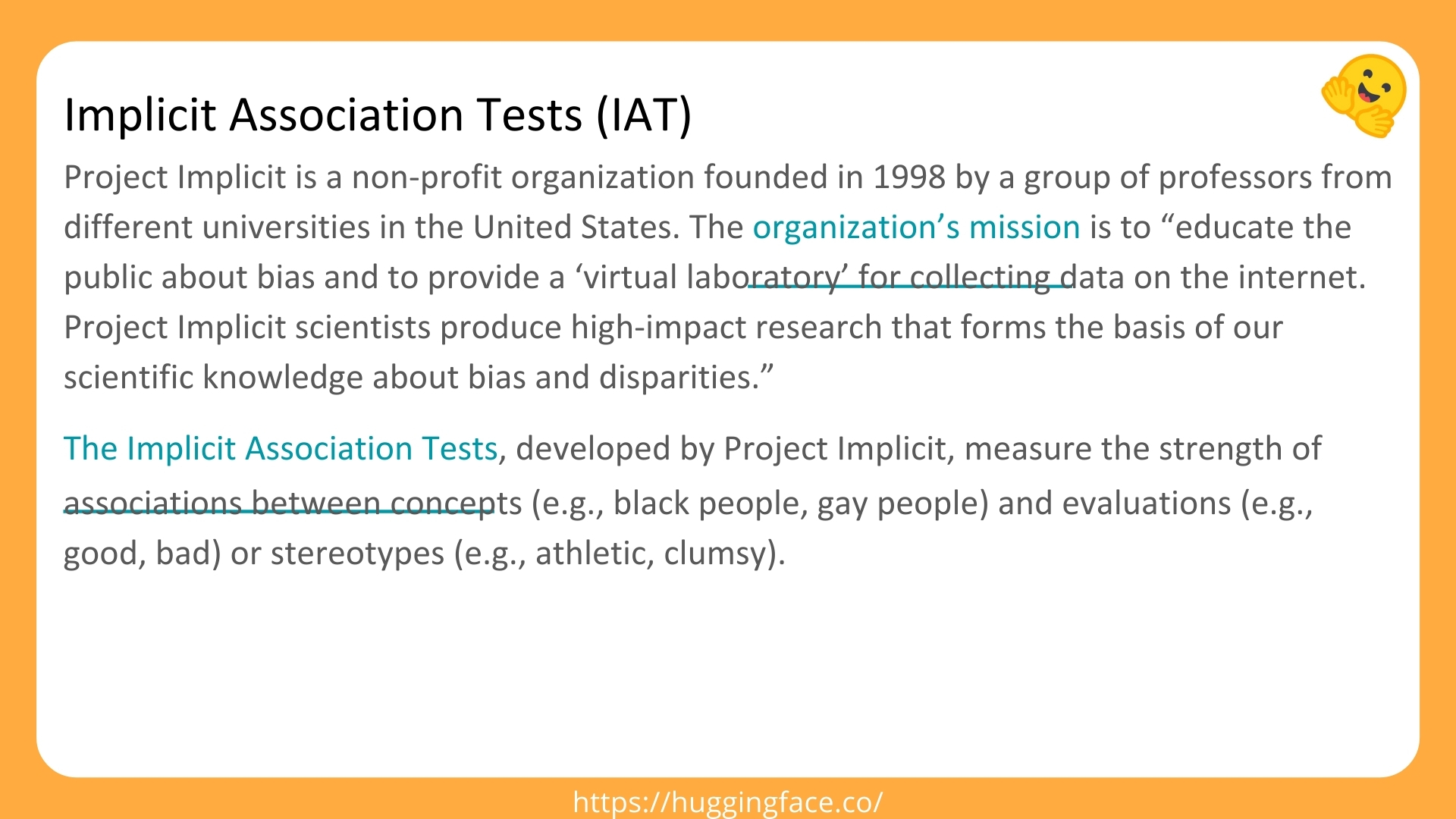 Implicit Association Tests