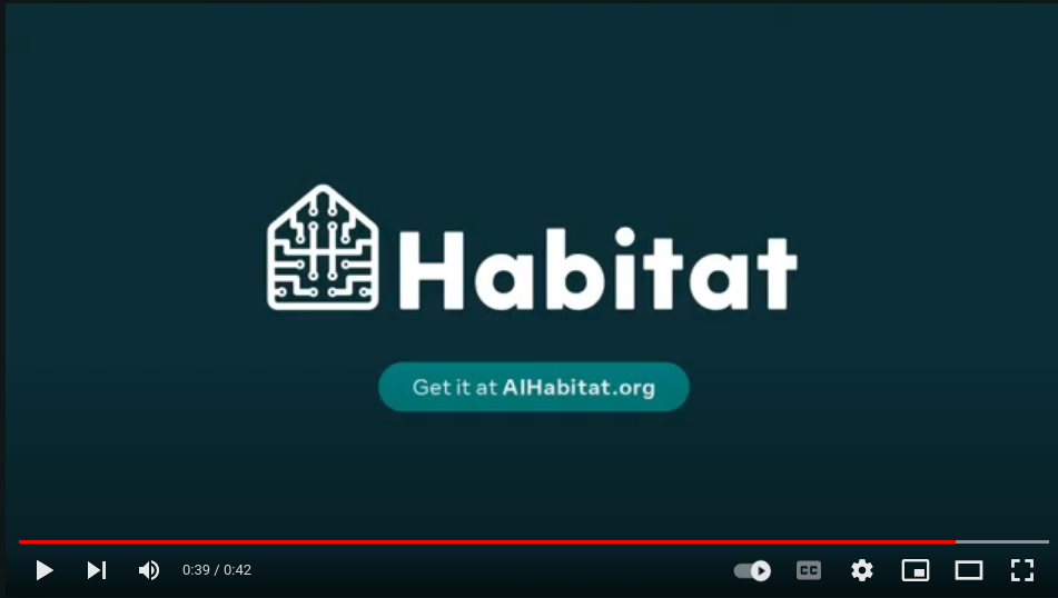 AI Habitat 2.0 Video